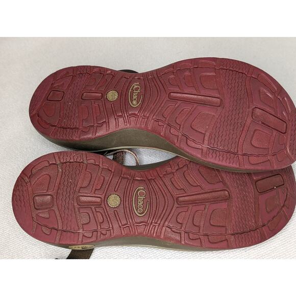 Chaco Fantasia Sandals Size 7 Cycloid Scale Strappy Toe Loop EcoTread Luvseat - Picture 7 of 7